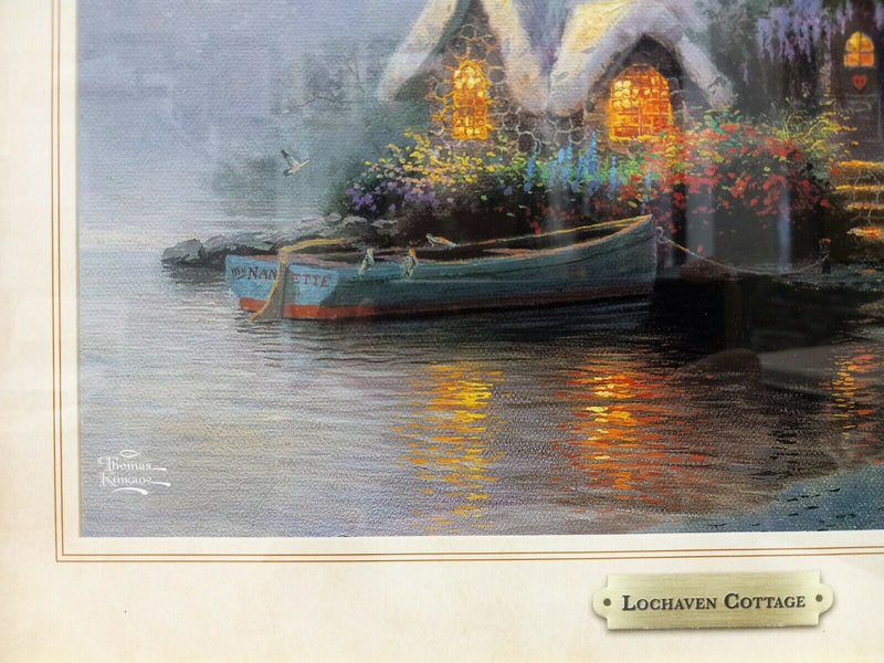 Lochaven Cottage By Thomas Kinkade - 2011 Signed In Plate Offset Lithograph