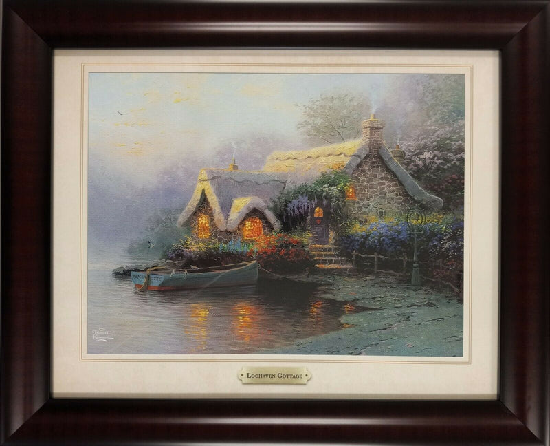 Lochaven Cottage By Thomas Kinkade - 2011 Signed In Plate Offset Lithograph