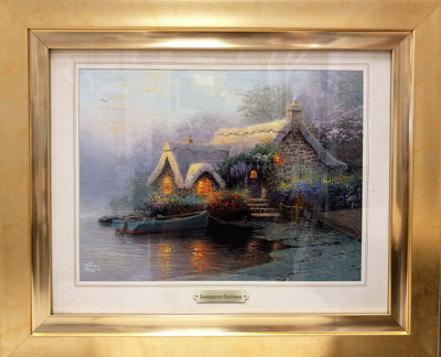 Lochaven Cottage By Thomas Kinkade - 2011 Signed In Plate Offset Lithograph