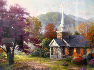 Streams Of Living Water By Thomas Kinkade 2011 Signed In Plate Offset Lithograph