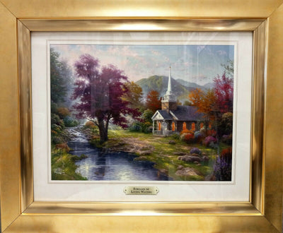 Streams Of Living Water By Thomas Kinkade 2011 Signed In Plate Offset Lithograph