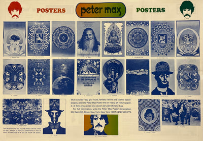 Peter Max 1967 Life Foldaway Promo for Original Posters