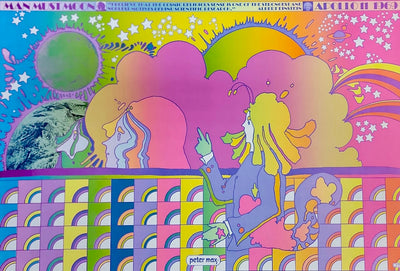 Moon Landing No.1 by Peter Max