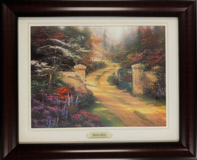 Spring Gate By Thomas Kinkade - 2011 Signed In Plate Offset Lithograph