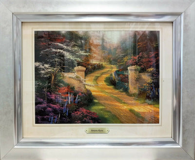 Spring Gate By Thomas Kinkade - 2011 Signed In Plate Offset Lithograph