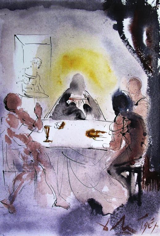 Biblia Sacra, Salvador Dali: And They Recognized Him In The Breaking Of The Bread 5-21