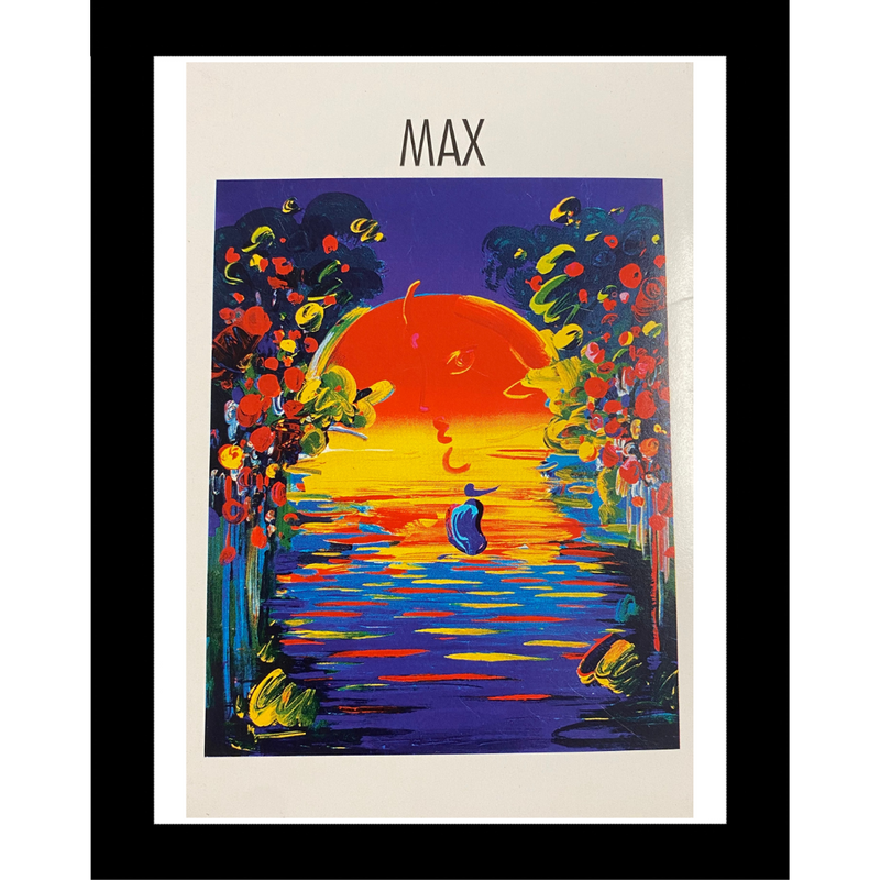 Peter Max Auction Advertisement