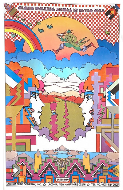 Cloud Walking by Peter Max