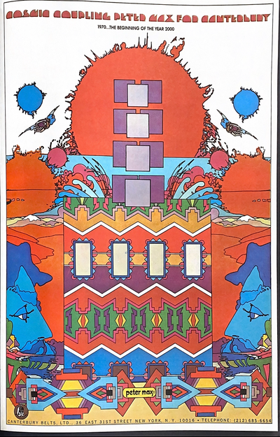 Cosmic Coupling for Canterbury by Peter Max