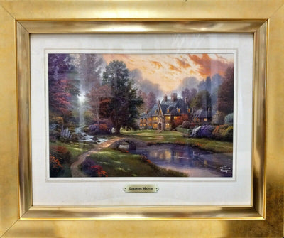 Lakeside Manor By Thomas Kinkade - 2011 Signed In Plate Offset Lithograph