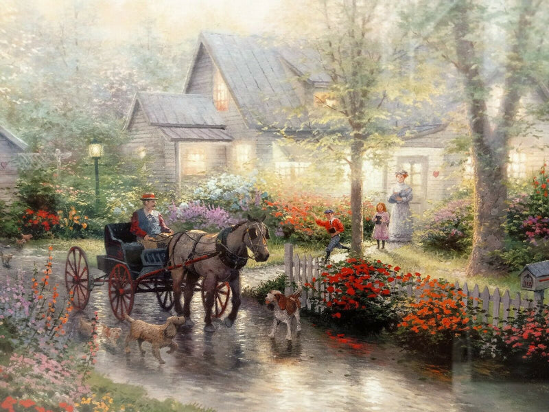 Sunday Outing By Thomas Kinkade - 2011 Signed In Plate Offset Lithograph