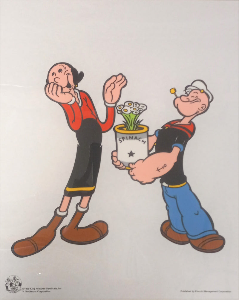 Popeye Spinach by Elzie Segar Sericel