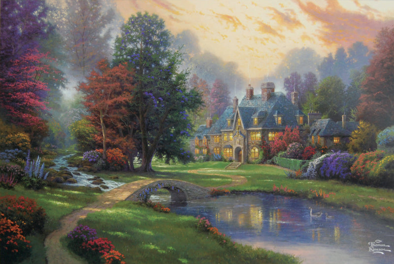 Lakeside Manor By Thomas Kinkade
