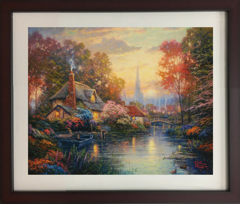 Enchanted Cottages I By Thomas Kinkade