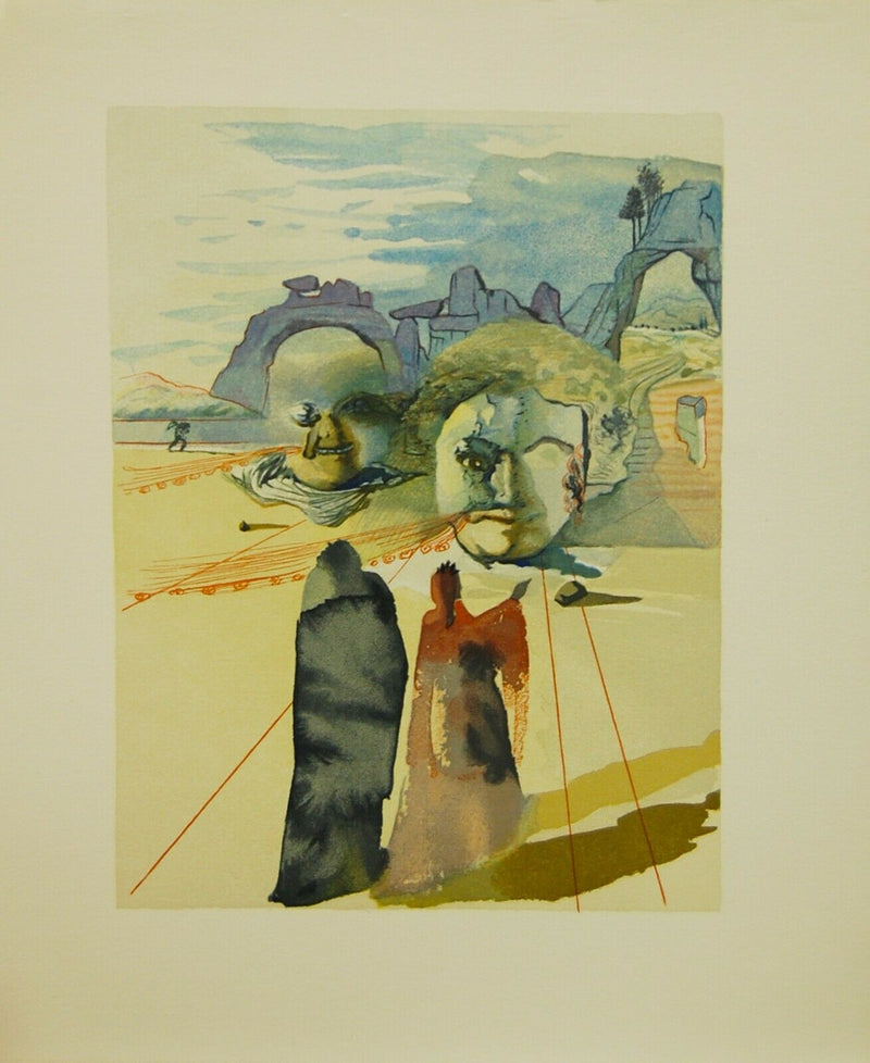 Salvador Dali, Divine Comedy: Avarice and Prodigality - 1960