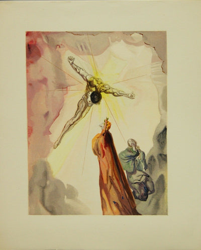 Salvador Dali, Divine Comedy: Christ's Apparition 1960