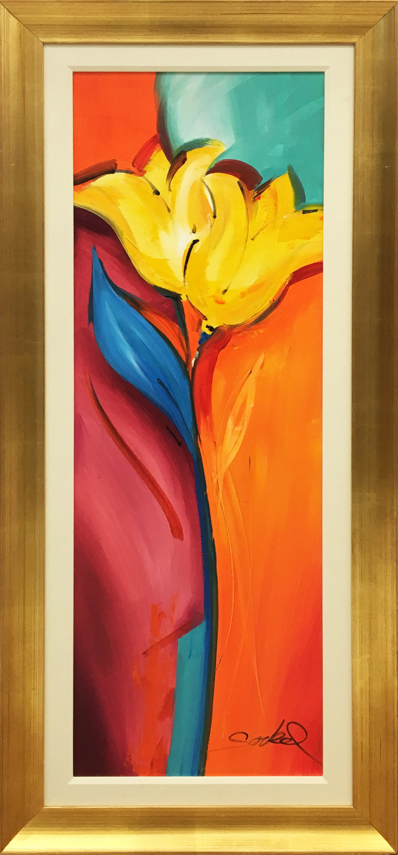 Classic Blossom by Alfred "Alex" Gockel Original Acrylic on Canvas
