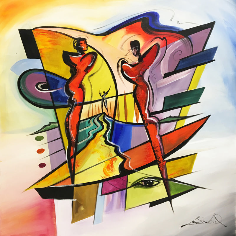 Sunshine of Your Love by Alfred "Alex" Gockel Original Acrylic on Canvas