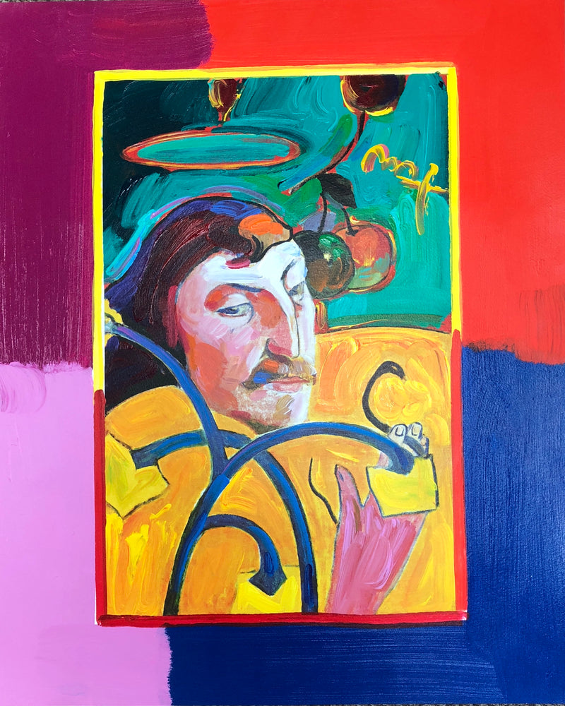 Portrait of Paul Gauguin by Peter Max Mixed Media