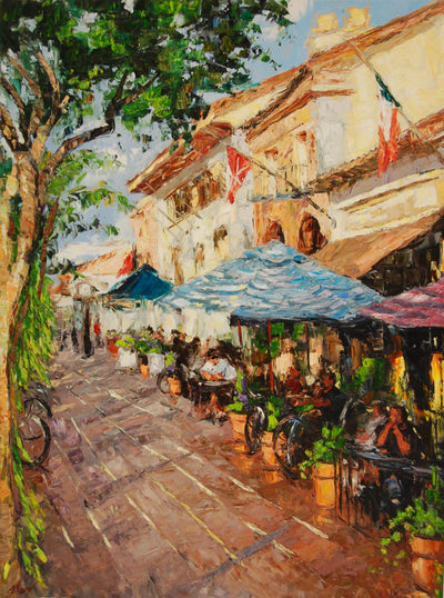 Café in Santa Barbara by Elena Bond