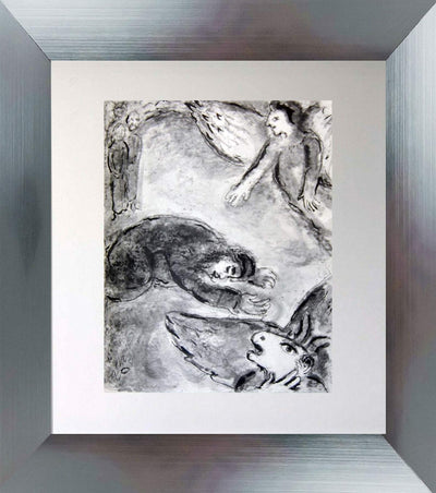 Job Dans L'Epreuve / Psaume by Marc Chagall