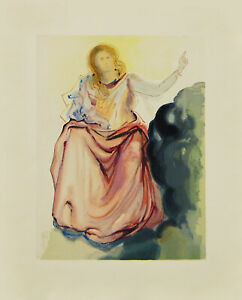 Divine Comedy: Beatrice 1960 Original Woodblock Print