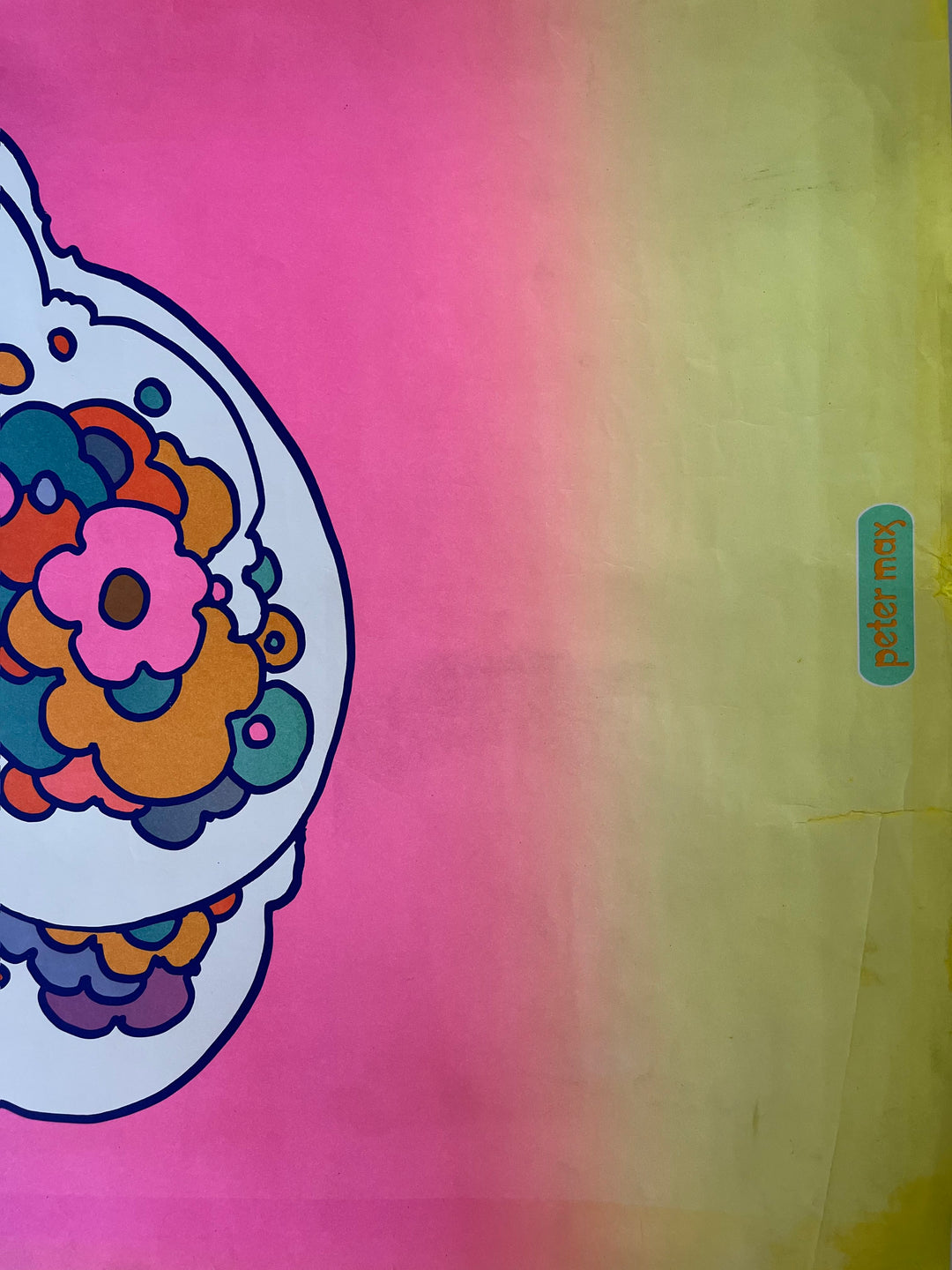 【1970年代】ピーターマックス「DOVE」ヴィンテージ ポスター ハト鳩ピース Dove by Peter Max 1968 Original Poster | Baterbys Art, Framing