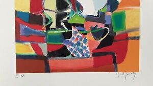 La Theiere by MARCEL MOULY Hand Signed in Pencil by MOULY Original Print