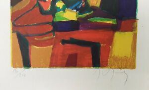Le Salon Jaune by MARCEL MOULY Framed Fine Art Hand Signed in Pencil