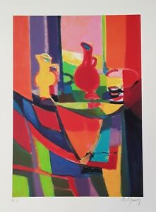 Les Deux Pichets by MARCEL MOULY Framed Art - The Two Pitchers original print