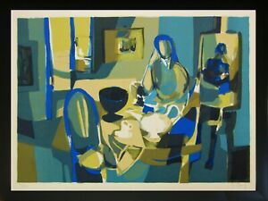 MARCEL MOULY Intérieur 1980 Hand Signed Abstract Lithograph