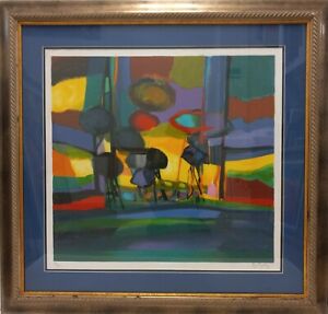 The Clearing Yellow Light - Marcel Mouly Frame Contemporary Fine Art