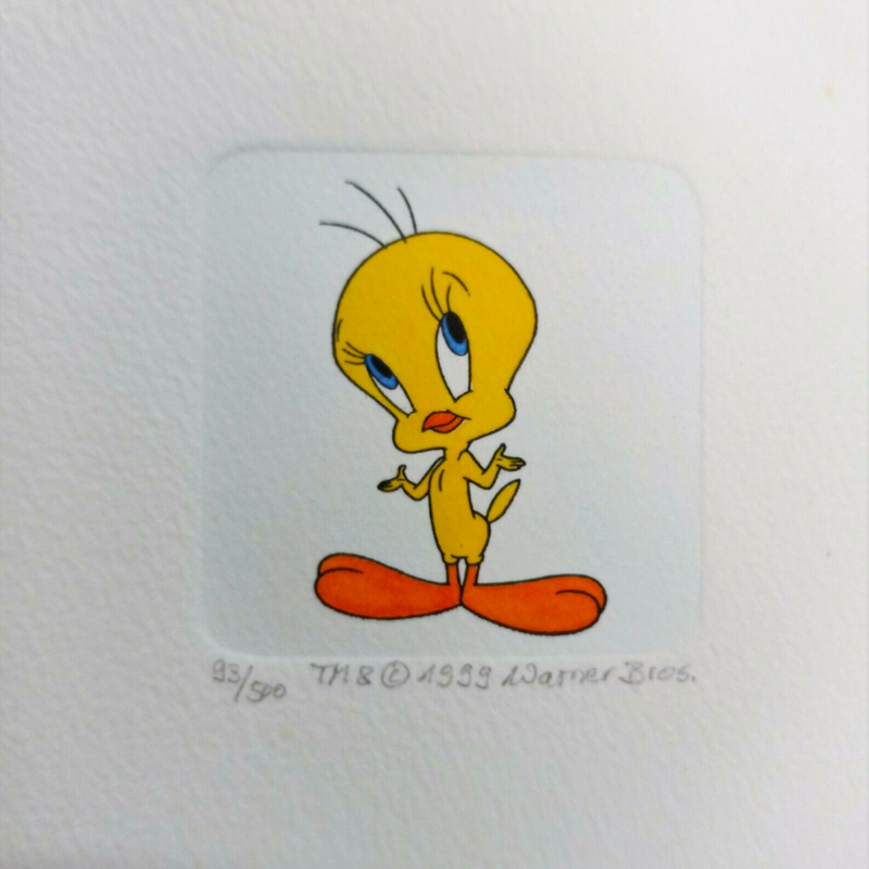 Warner Brothers Tweety Etching