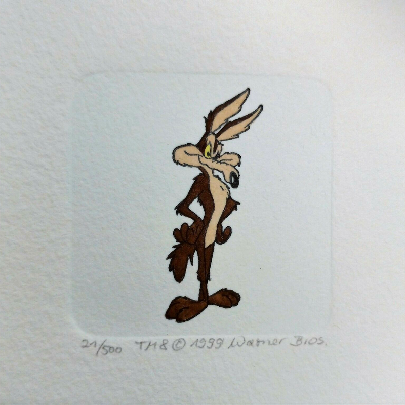 Warner Brothers Wile E Coyote Etching II