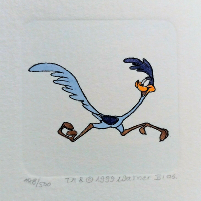 Road Runner by Warner Brother Studios Etching