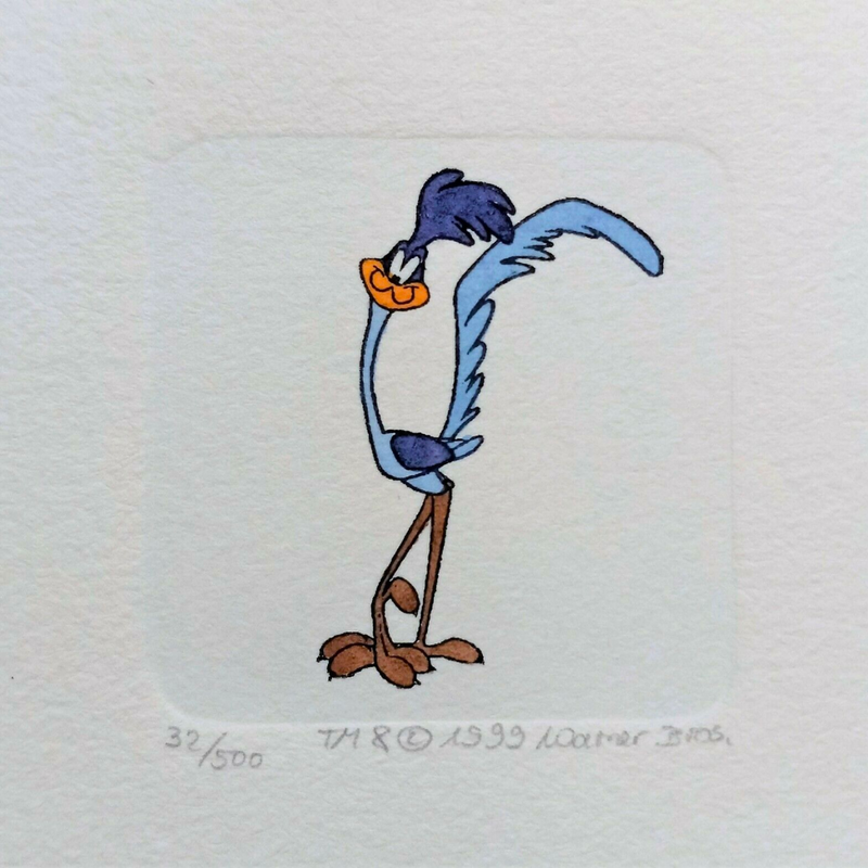 Road Runner Etching II by Warner Brothers Studios