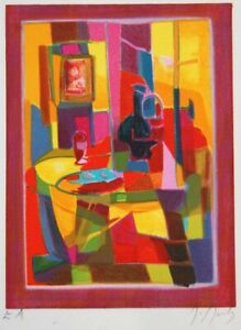 MARCEL MOULY L' Atelier 2002 Hand Signed Lithograph