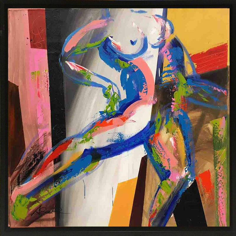 I Saw Her Standing There by Alfred "Alex" Gockel Original Acrylic on Canvas
