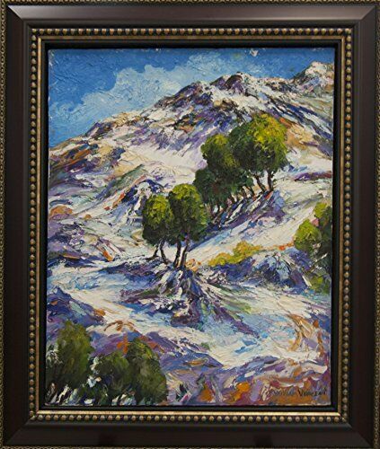 "Snow Peaks" William Vincent Kirkpatrick Framed Fine Art Painting Canvas Taos