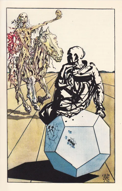 Study Philosophy is to Learn to Die I, II by Salvador Dali