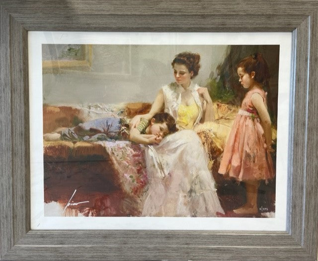A Soft Place In My Heart by Pino - Framed Fine Art Signed